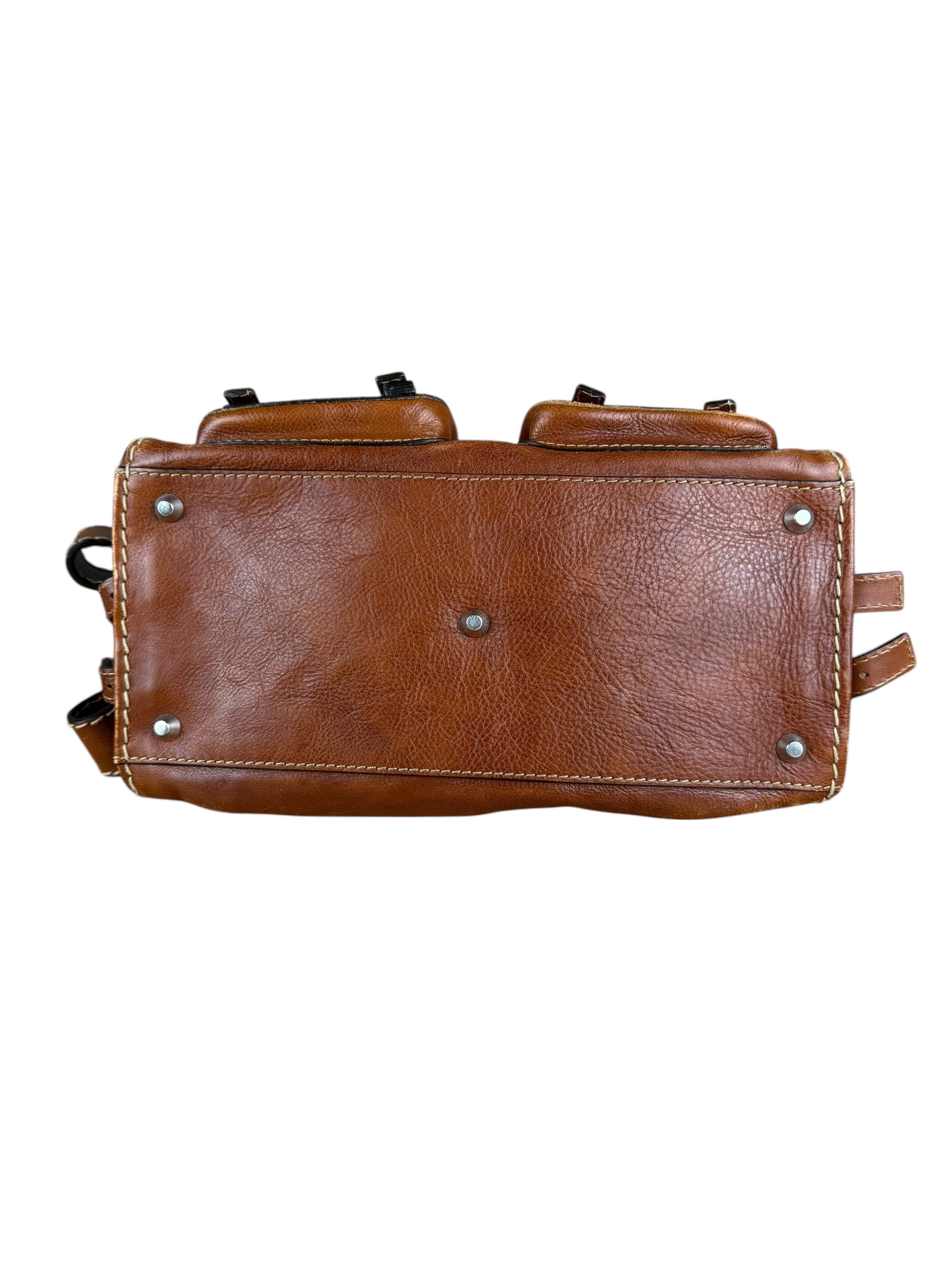 Chloé Vintage Edith Leather Tan Shoulder Bag