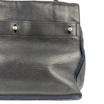 Saint Laurent Vintage Black Leather Top Handle Bag