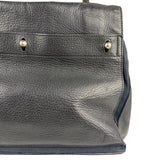 Saint Laurent Vintage Black Leather Top Handle Bag