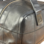 Chanel Black Chocolate Bar Bowling Hand Bag - 2003