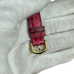 Cartier Must De Vendome Cream Dial Pink Strap
