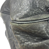 Fendi Vintage Black Leather Mia Chain Tote