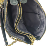 Coach Dark Green Leather Kristin Willow Shoulder Bag