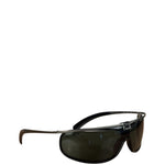 Salvatore Ferragamo Coveted Rimless Shield Masks Sunglasses