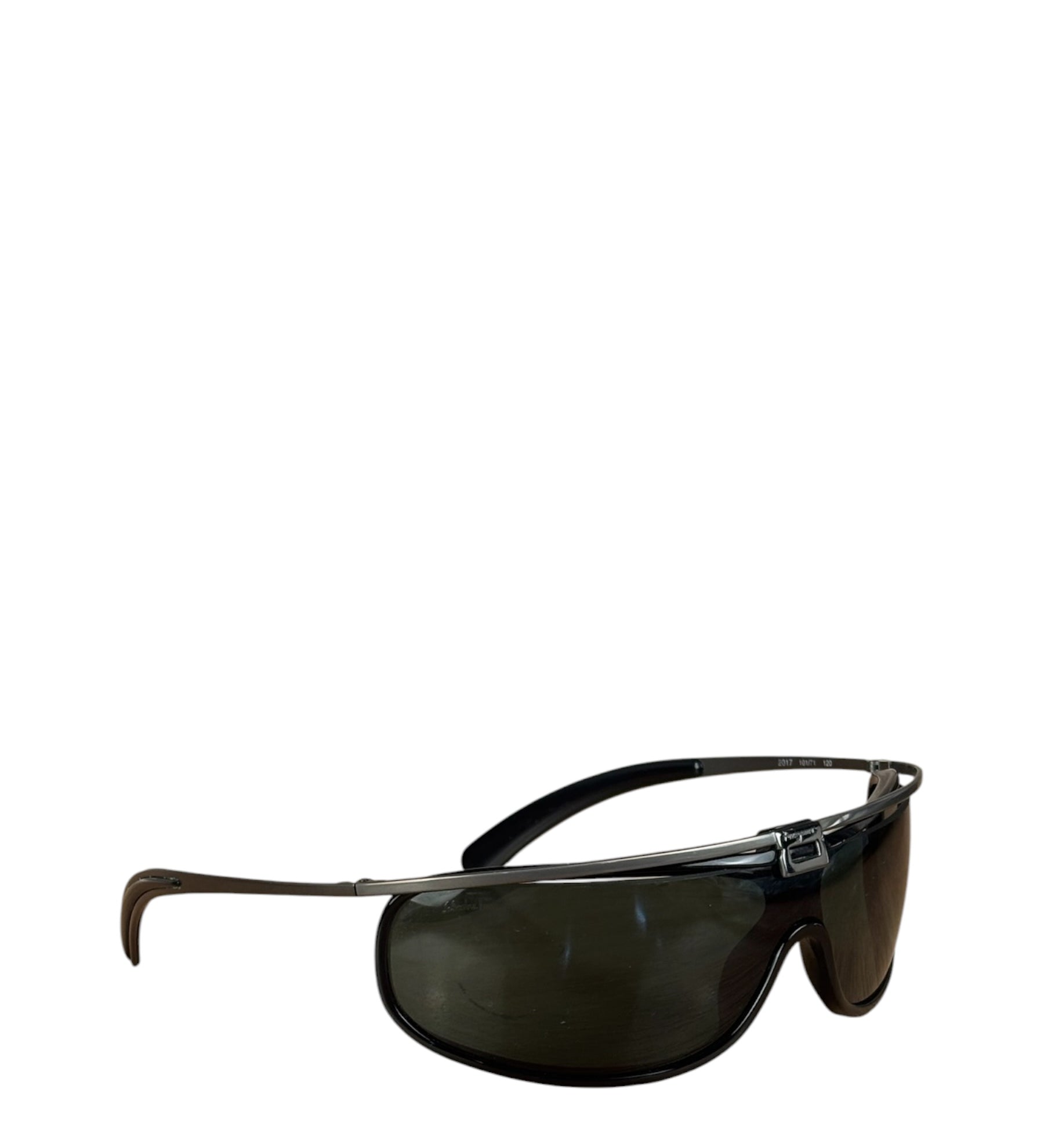 Salvatore Ferragamo Coveted Rimless Shield Masks Sunglasses