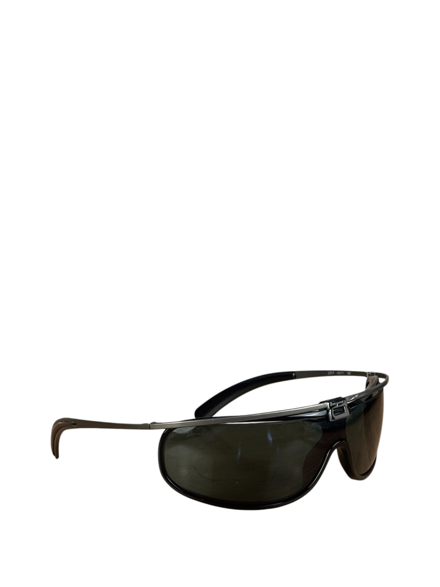 Salvatore Ferragamo Coveted Rimless Shield Masks Sunglasses