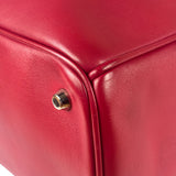 Christian Dior Red Leather Diorissimo Tote