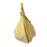 Bottega Veneta Yellow Calfskin Fortune Cookie Hobo