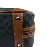 Gucci Vintage Micro GG Black/Brown Supreme Satchel Hand Bag