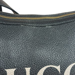 Gucci Black Pebbled Leather Half Moon Hobo Bag
