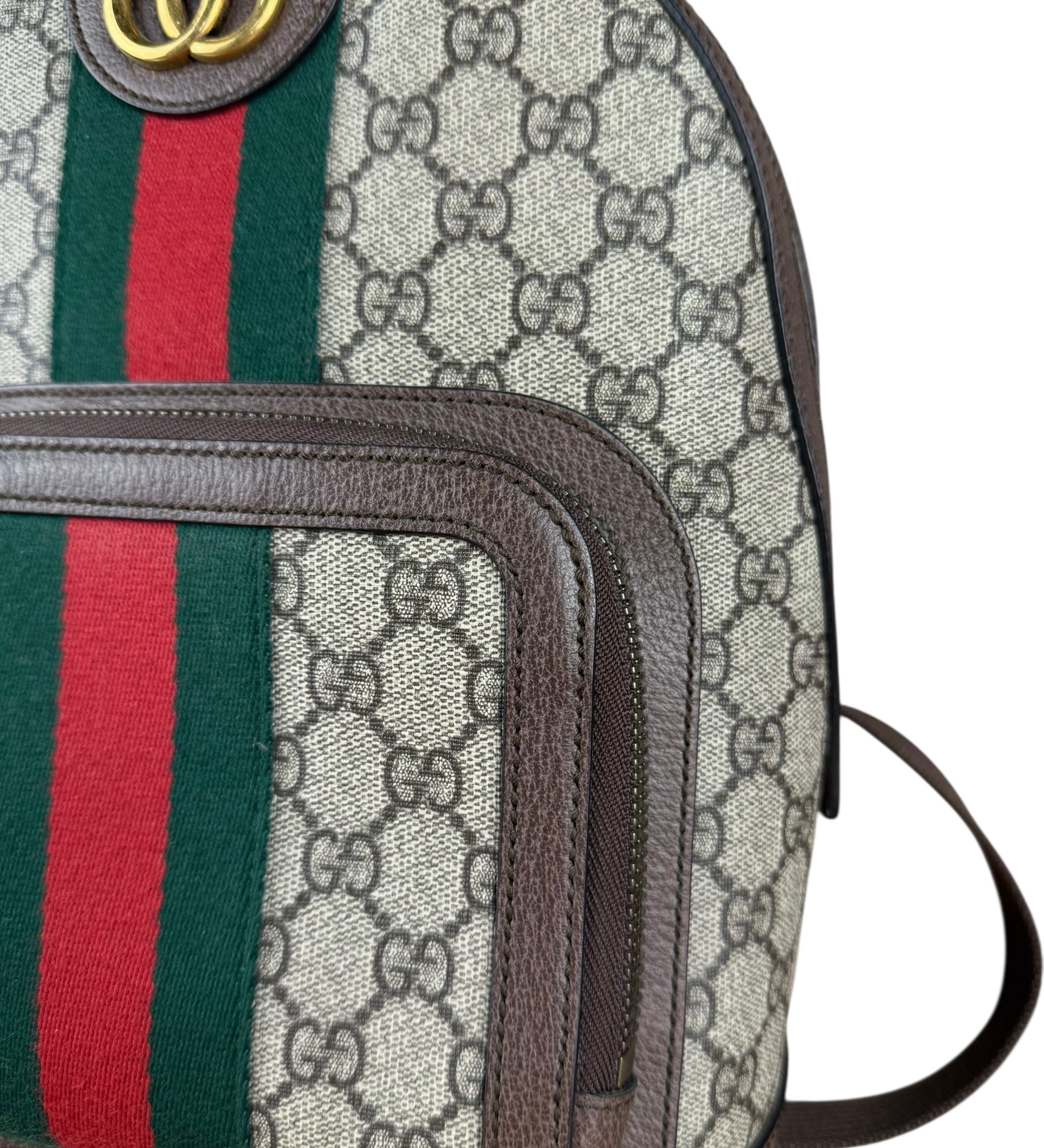 Gucci GG Ophidia Backpack Coated Canvas Small
