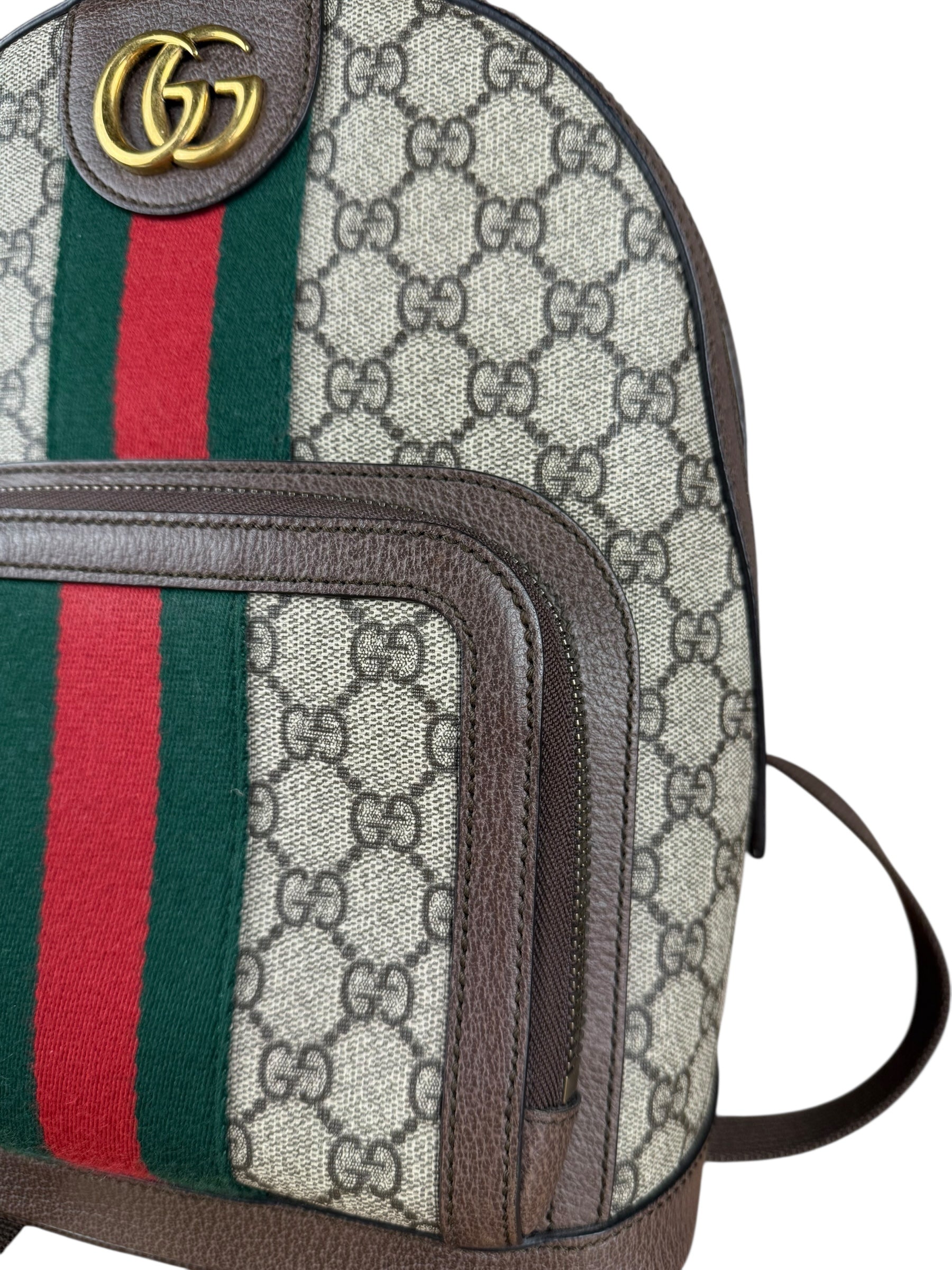Gucci GG Ophidia Backpack Coated Canvas Small
