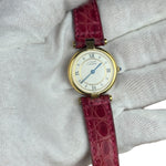 Cartier Must De Vendome Cream Dial Pink Strap