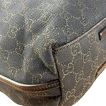 Gucci GG Denim leather Trim Gifford Tote Bag