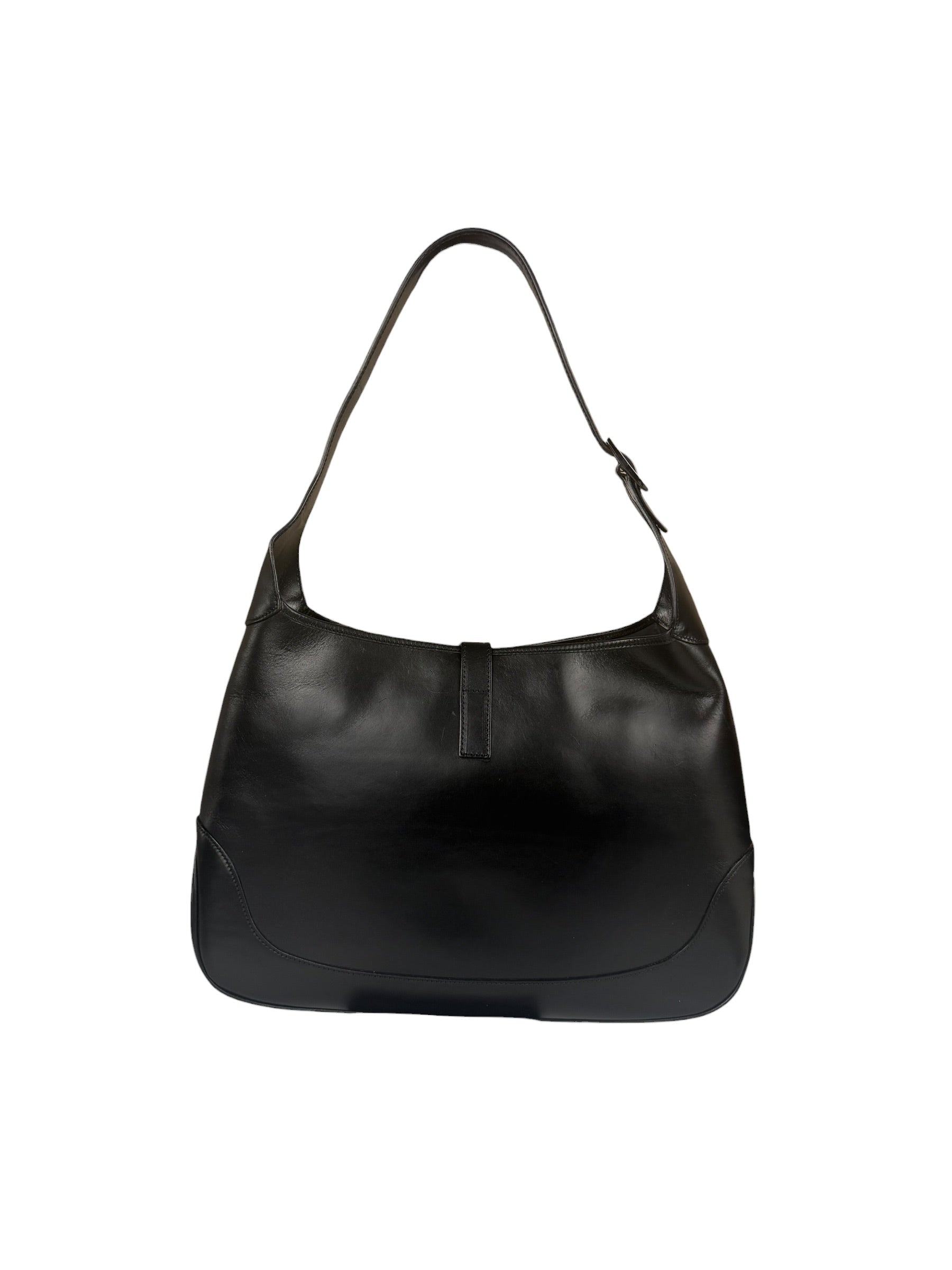 Gucci Black Leather Jackie Hobo Bag