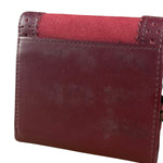 Burberry Blue Label Red Suede/ Leather Wallet