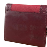 Burberry Blue Label Red Suede/ Leather Wallet