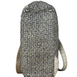 Chanel Grey Tweed Cambon Line Tote Bag 2004