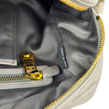 Miu Miu Vintage Pale Grey Vitello Leather Two-Way Bag