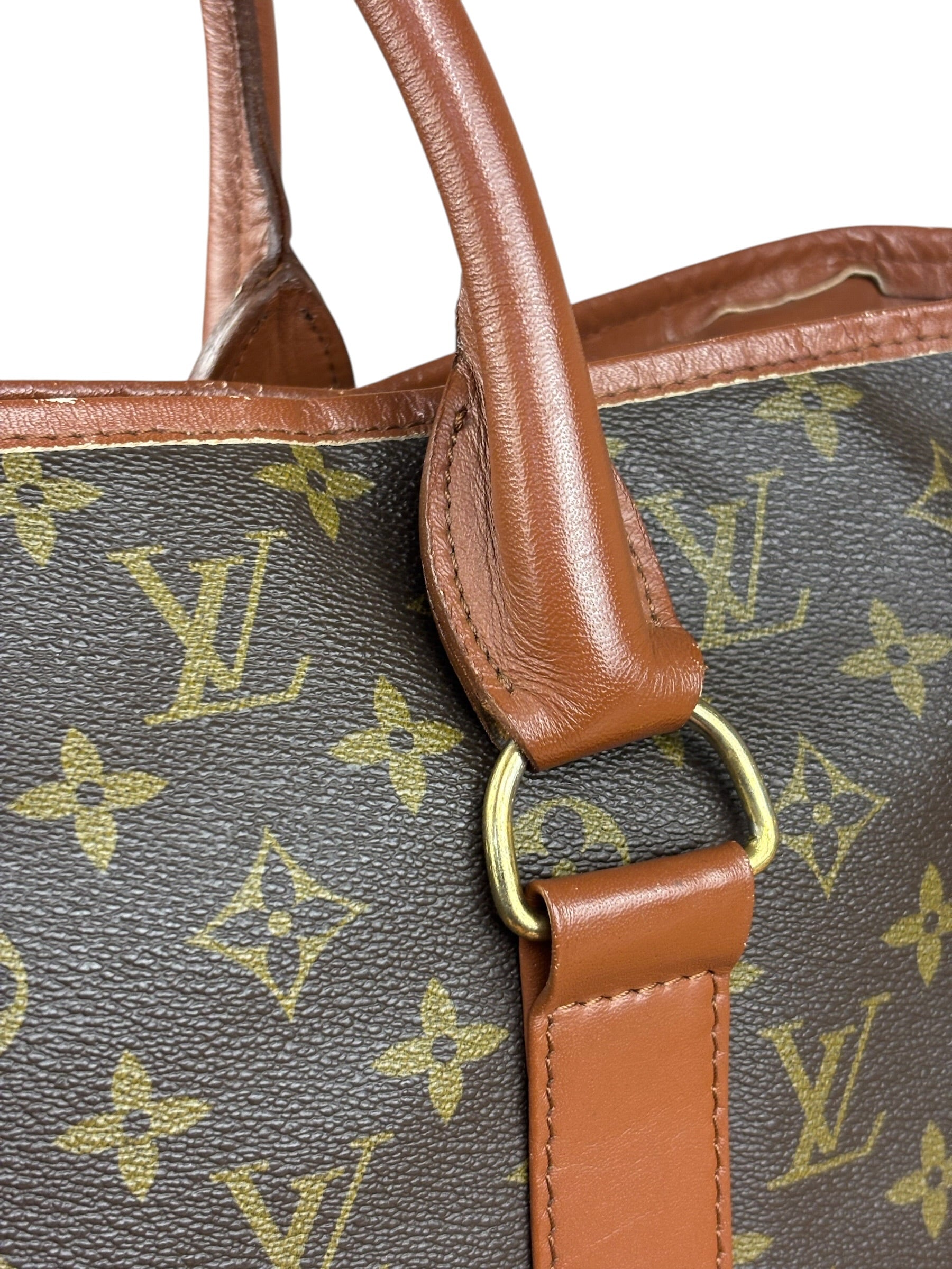 Louis Vuitton Vintage Monogram Sac Weekend Tote Bag MM