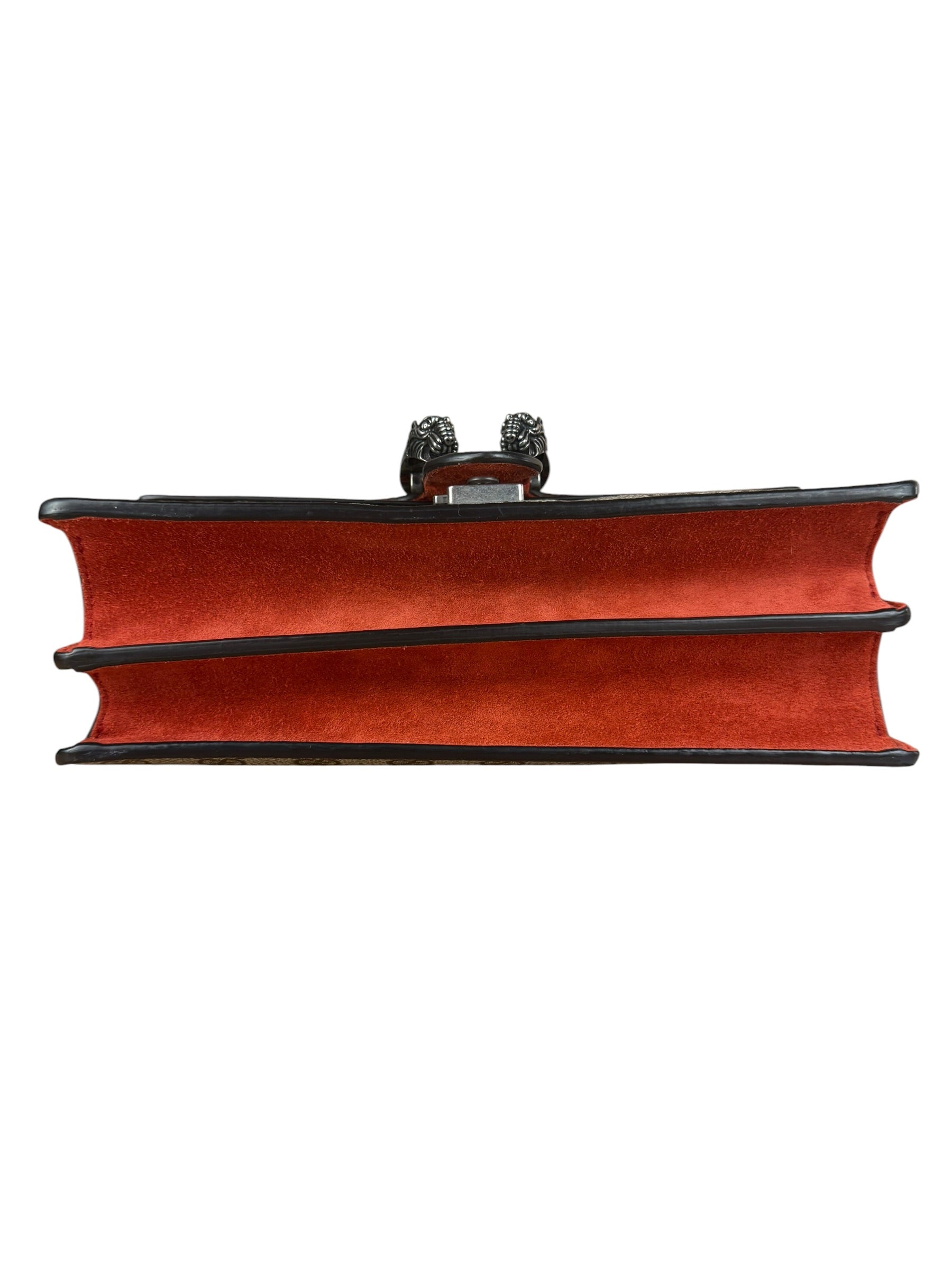 Gucci Red/Beige Dionysus GG Supreme Shoulder Bag