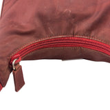 Prada Vintage Burgundy Nylon Pochette