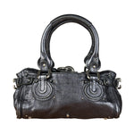 Chloé Grey Metallic Small Paddington Handbag